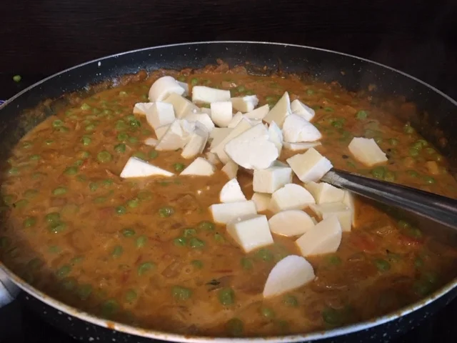 Rezept: Matar Paneer Bild Nr. 4 Matar Paneer - Rezept - Bild Nr. 4