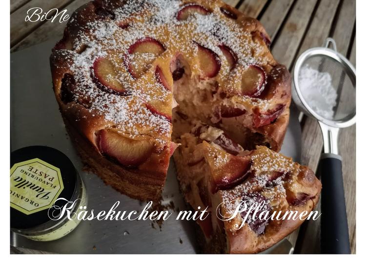 BiNe` S KÄSEKUCHEN MIT PFLAUMEN - schnell &amp; einfach - von Bine13100