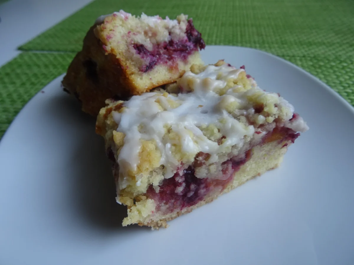 Streuselkuchen mit Pflaumen und Marzipan - Rezept - Bild Nr. 7