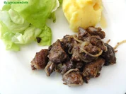 Geflügel:   HERZEN + LEBER vom Hähnchen - Rezept - Bild Nr. 2