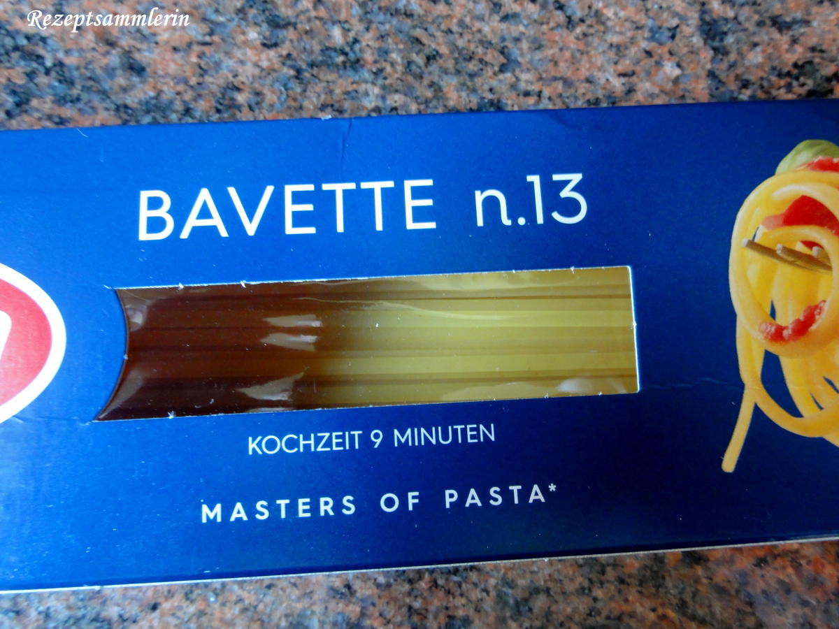 Pasta:   BAVETTE zu BOLOGNESE - SAUCE - Rezept - Bild Nr. 4
