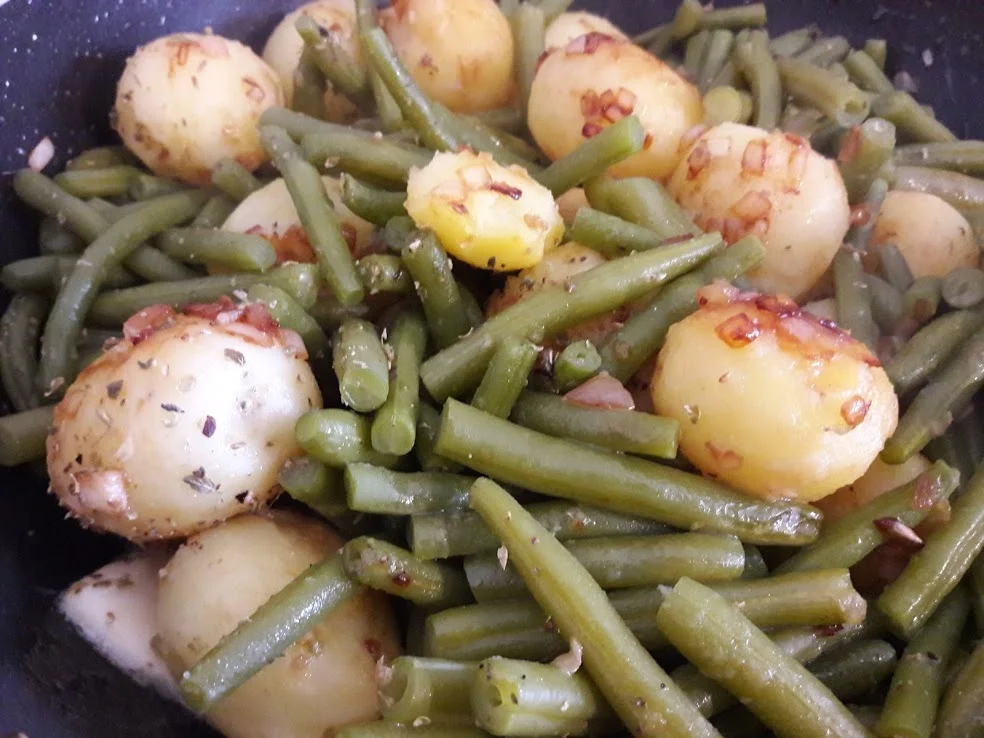 Rezept: Schweinefilet mit Grünen Bohnen und einer hellen Soße Bild Nr. 12 Schweinefilet mit Grünen Bohnen und einer hellen Soße - Rezept - Bild Nr. 12