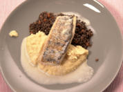 Zanderfilet mit weißem Balsamico-Schaum - Rezept - Bild Nr. 2