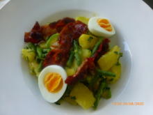 Eier - Kartoffel - Salat mit Bacon - Rezept - Bild Nr. 2