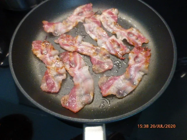 Eier - Kartoffel - Salat mit Bacon - Rezept - Bild Nr. 5