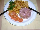 Sauerfleisch mit Bratkartoffeln - Rezept