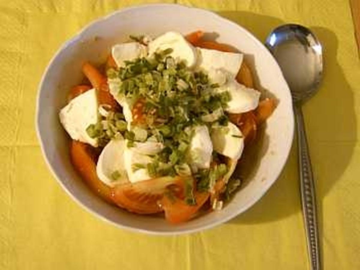 Mozarella - Tomaten Salat - Rezept