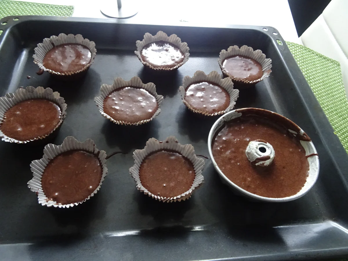 Rezept: Rainbow-Schoko-Muffins Bild Nr. 5 Rainbow-Schoko-Muffins - Rezept - Bild Nr. 5