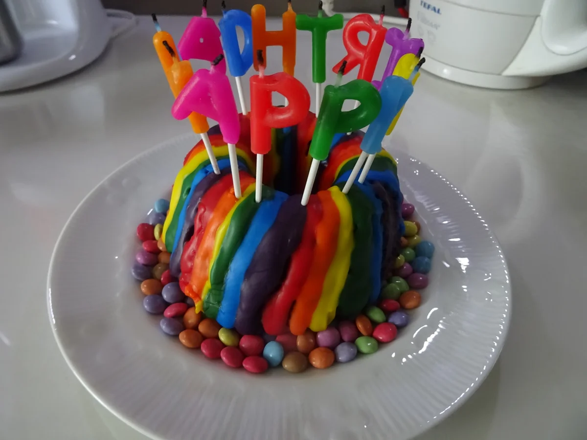 Rezept: Rainbow-Schoko-Muffins Bild Nr. 9 Rainbow-Schoko-Muffins - Rezept - Bild Nr. 9