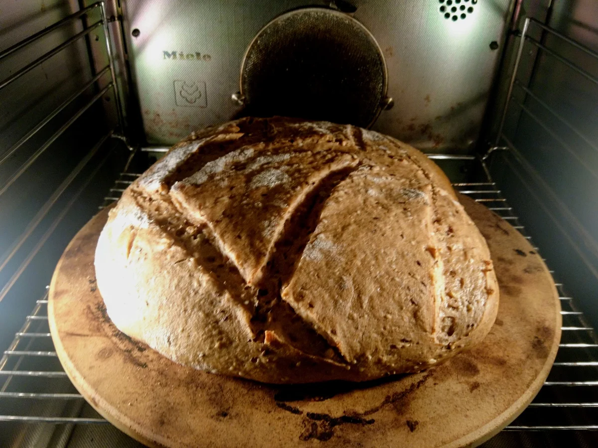 Rezept: Dreikornsauerteigbrot Bild Nr. 4 Dreikornsauerteigbrot - Rezept - Bild Nr. 4