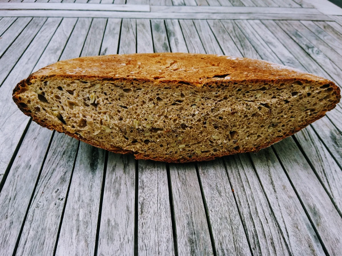 Rezept: Dreikornsauerteigbrot Bild Nr. 6 Dreikornsauerteigbrot - Rezept - Bild Nr. 6