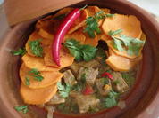 Rindfleisch-Tajine mit Süßkartoffeln - Rezept - Bild Nr. 10956