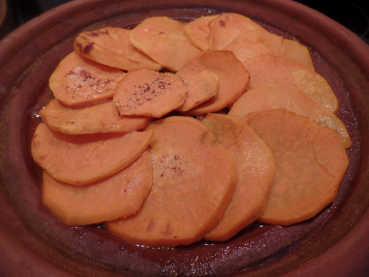 Rindfleisch-Tajine mit Süßkartoffeln - Rezept - Bild Nr. 10963