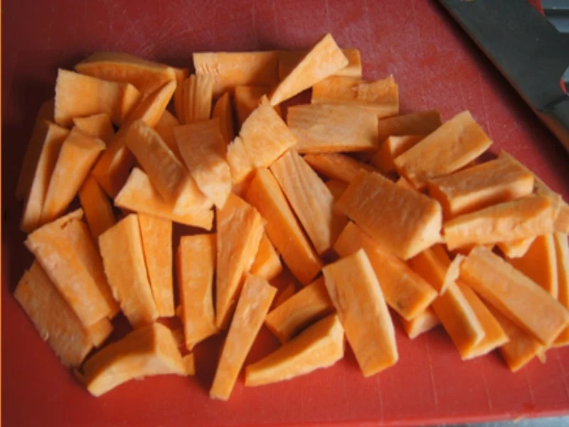 Schlemmerfilet mit Brokkoli und Süßkartoffelspalten - Rezept - Bild Nr. 6