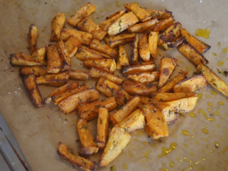 Schlemmerfilet mit Brokkoli und Süßkartoffelspalten - Rezept - Bild Nr. 11