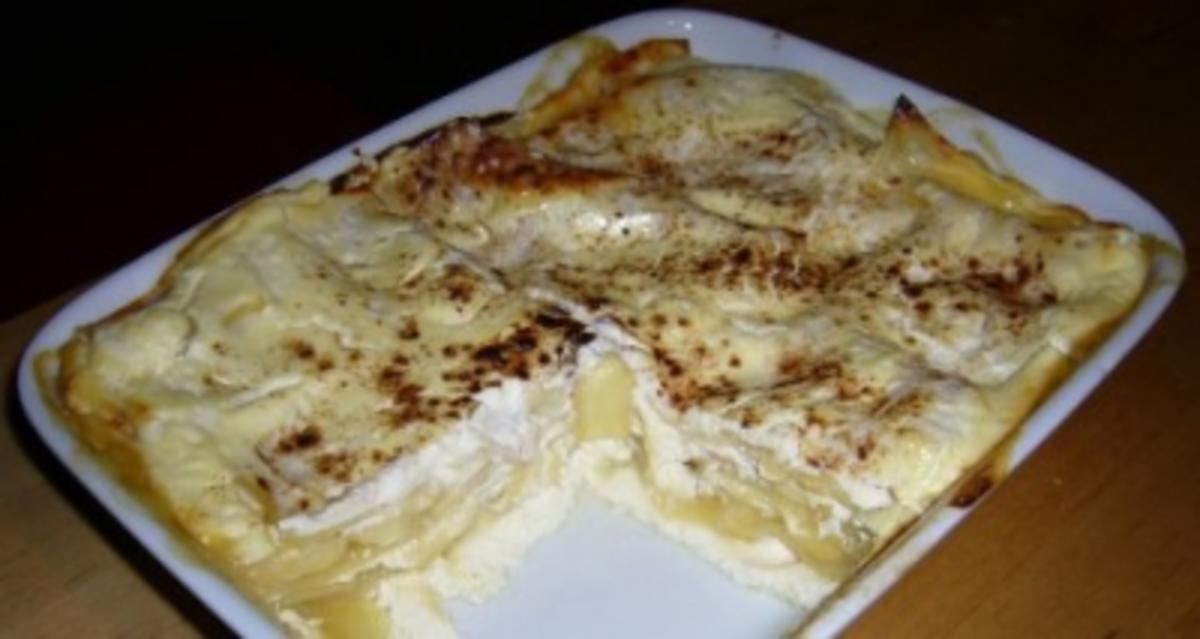 Apfellasagne mit Eier und Magerquark - Rezept mit Bild - kochbar.de