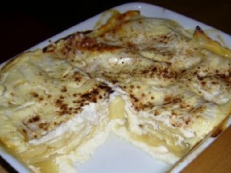 Apfellasagne mit Eier und Magerquark - Rezept mit Bild - kochbar.de