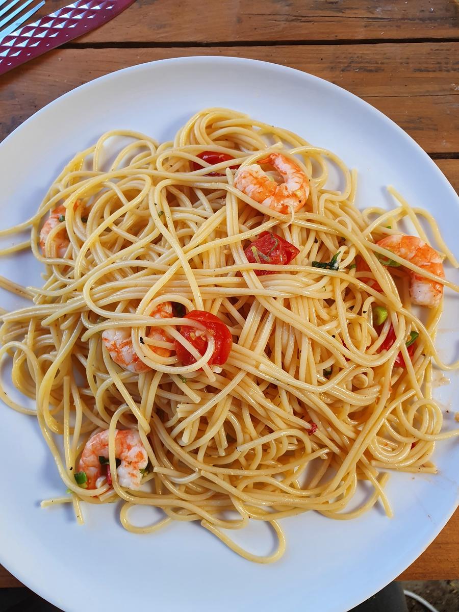 Spaghetti mit bayerischer Garnele und Tomaten - Rezept - Bild Nr. 2