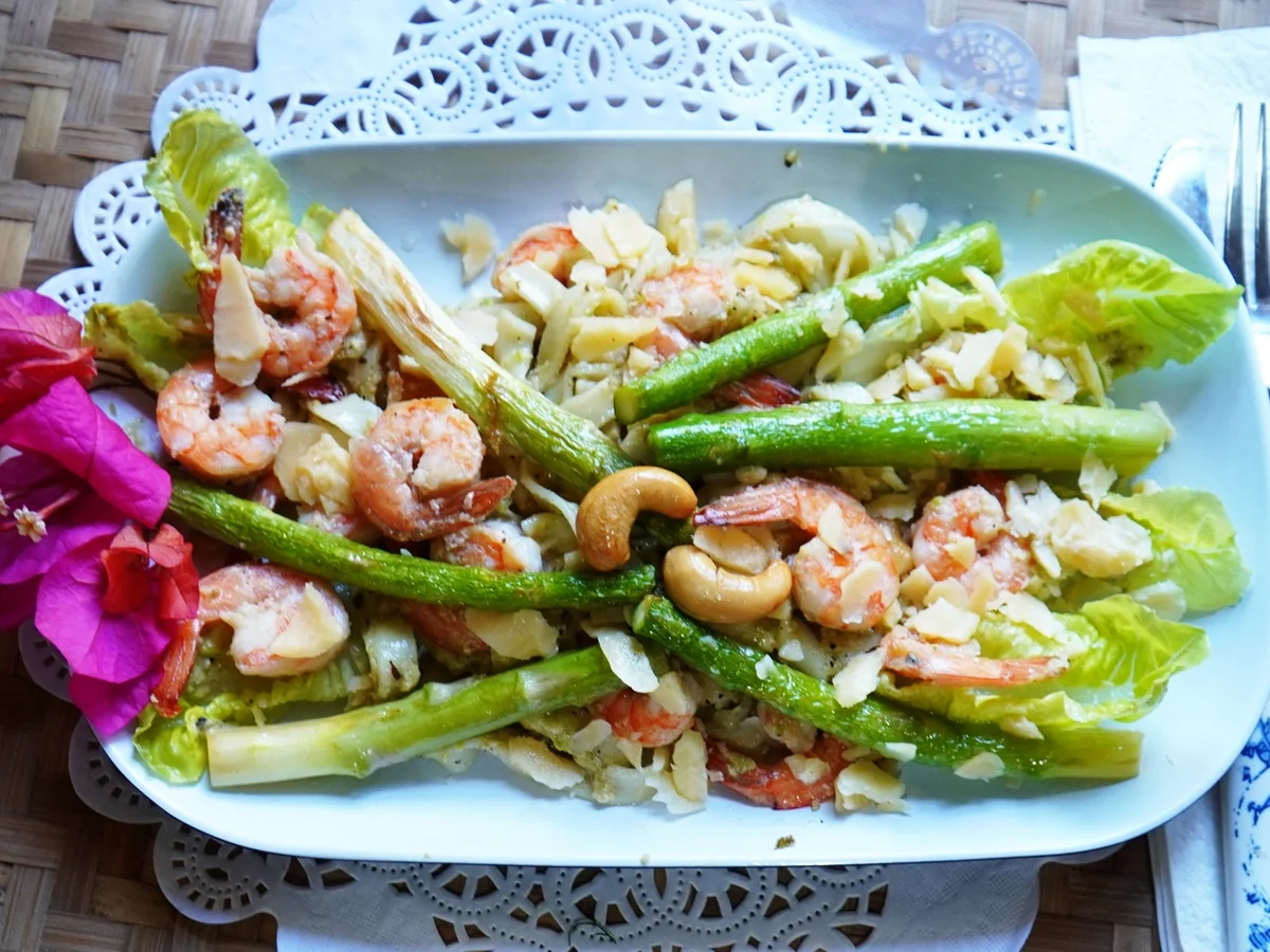 Grüner Spargel mit Garnelen - Rezept - Bild Nr. 2