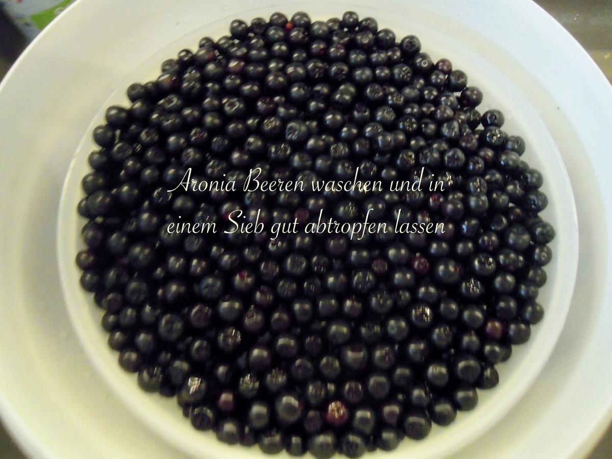 Aronia Marmelade und Aronia Sirup - Rezept - Bild Nr. 2