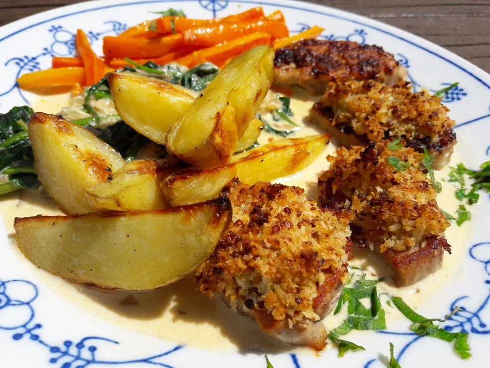 Rezept: Schweinefilet mit Senfkruste Bild Nr. 2 Schweinefilet mit Senfkruste - Rezept - Bild Nr. 2