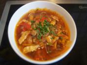 Feurige Suppe mit Einlagenmix - Rezept - Bild Nr. 2