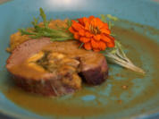 Braisierte Kalbsbrust gefüllt mit Frittata und Stielmus, dazu Safranrisotto - Rezept - Bild Nr. 2