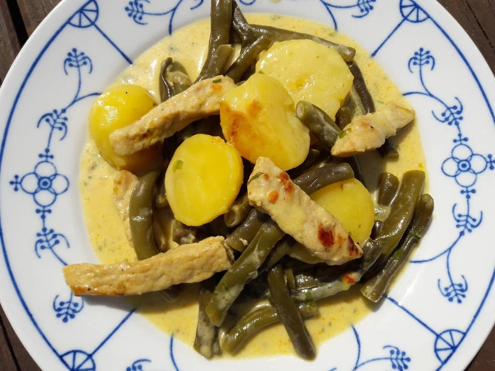 Rezept: Kartoffel-Bohnen-Pfanne Bild Nr. 2 Kartoffel-Bohnen-Pfanne - Rezept - Bild Nr. 2