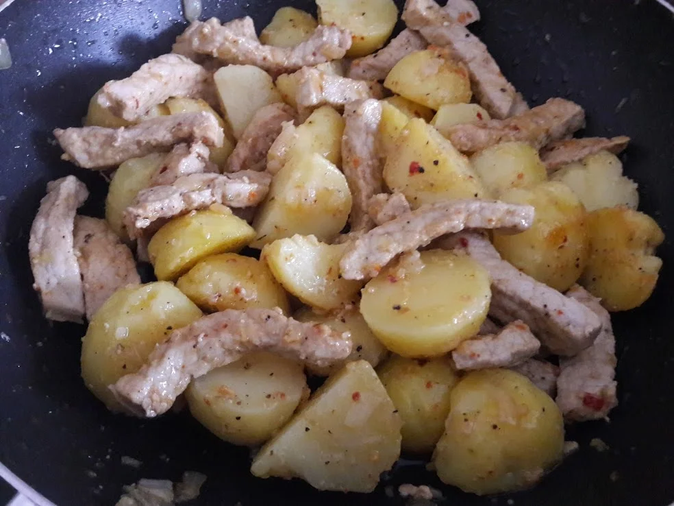 Rezept: Kartoffel-Bohnen-Pfanne Bild Nr. 11 Kartoffel-Bohnen-Pfanne - Rezept - Bild Nr. 11