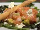 Lachs-Tatar auf fruchtig-grünem Bett - Rezept - Bild Nr. 2