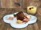 Schokomuffin mit Himbeersorbet im Lassi (Chris Tall) - Rezept - Bild Nr. 2