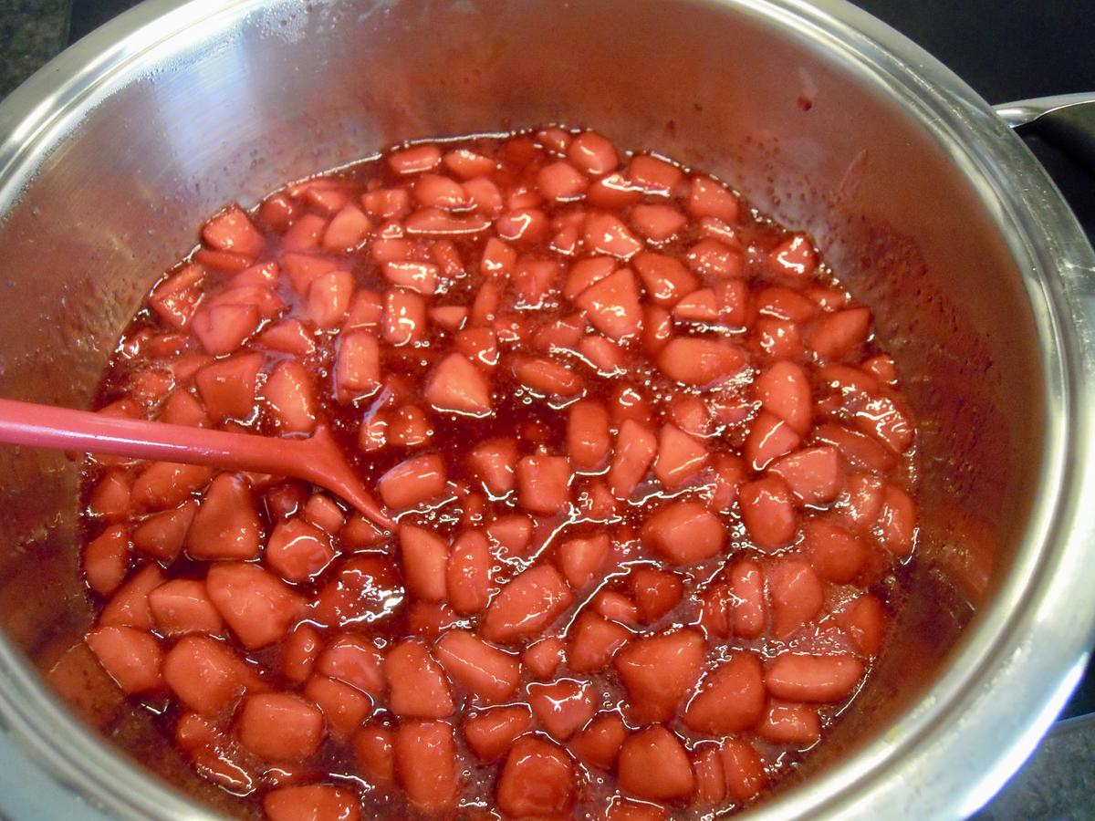 rote Pudding Äpfelchen - Rezept - Bild Nr. 7