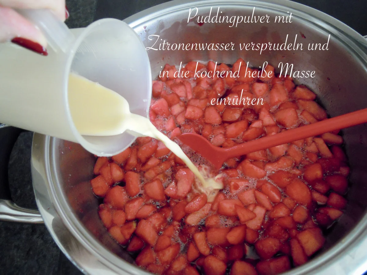 Rezept: rote Pudding Äpfelchen Bild Nr. 13 rote Pudding Äpfelchen - Rezept - Bild Nr. 13