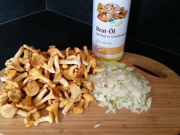 Pfannkuchen mit Pfifferlingen - Rezept - Bild Nr. 3