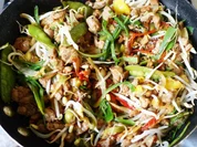 Würzige Schweinefleischpfanne mit Gemüse - Rezept - Bild Nr. 2