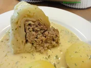 Rezept: Gemรผse: JAROMAKOHL mit Hackfรผllung + Kรคsesauce Bild Nr. 2 Gemรผse: JAROMAKOHL mit Hackfรผllung + Kรคsesauce - Rezept - Bild Nr. 2