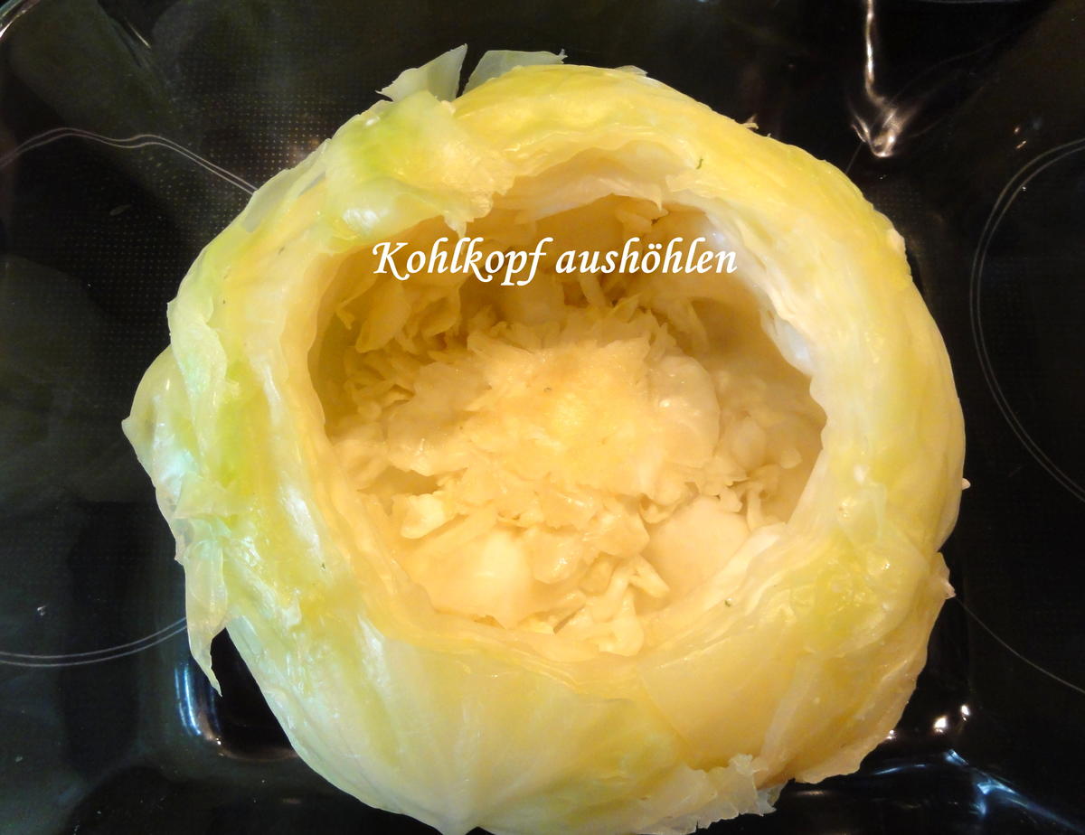 Gemüse:   JAROMAKOHL mit Hackfüllung + Käsesauce - Rezept - Bild Nr. 7
