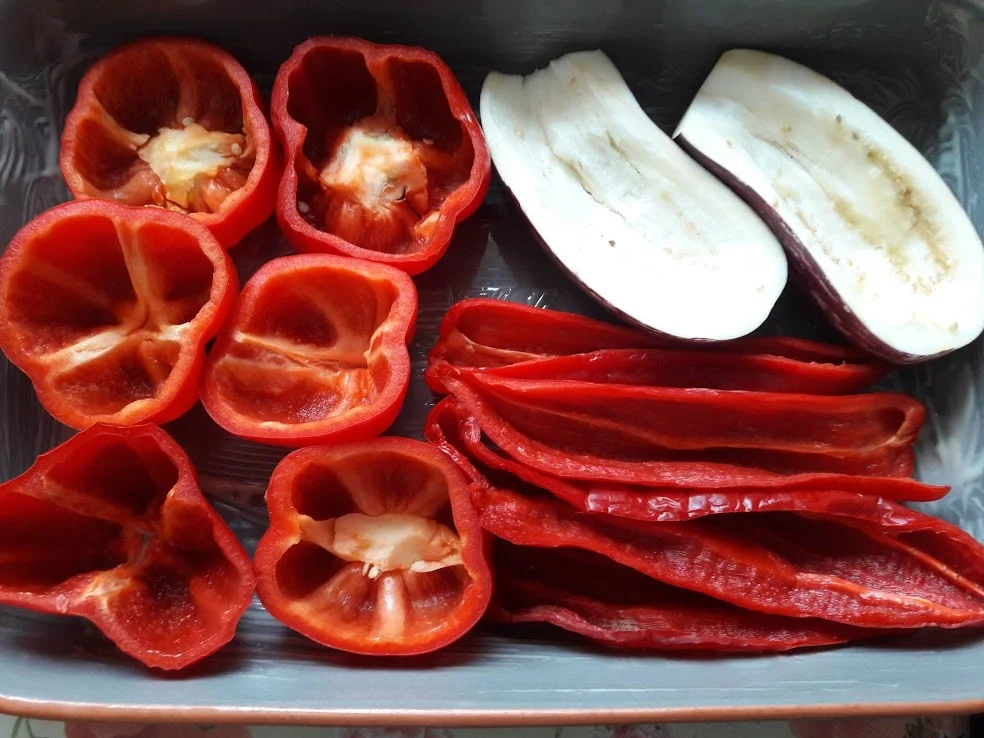 Paprika mit Gemüse-Reis-Füllung - Rezept - Bild Nr. 12