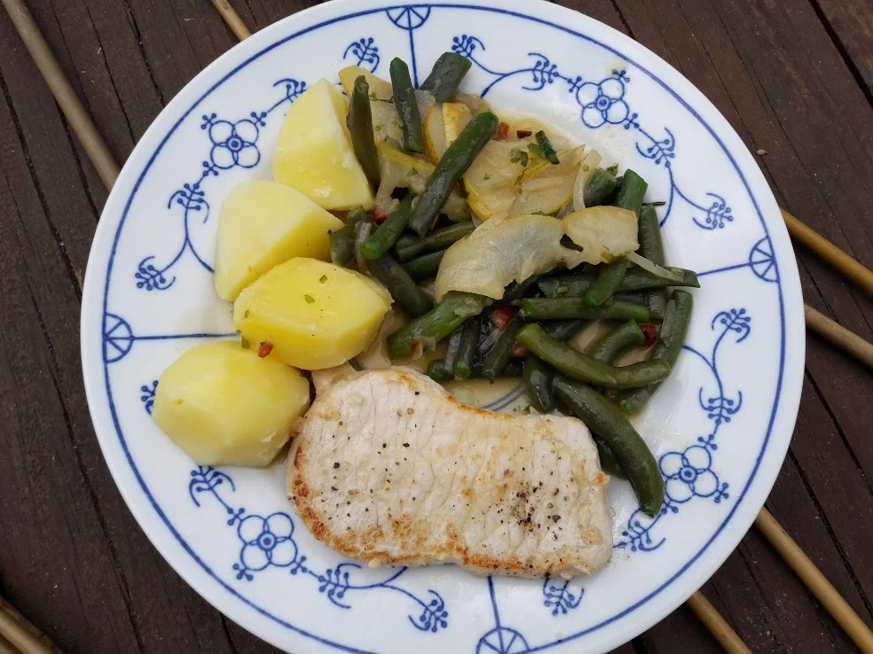 Minutensteak mit Bohnengemüse - Rezept - Bild Nr. 2