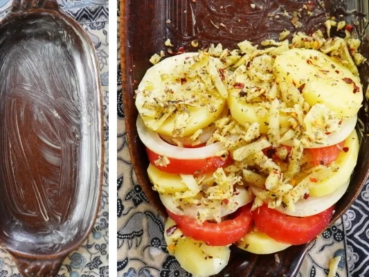 Italienische, überbackene Kartoffeln - Patate al forno - Rezept - Bild Nr. 6