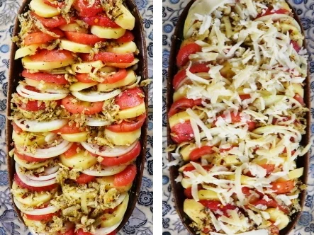 Italienische, überbackene Kartoffeln - Patate al forno - Rezept - Bild Nr. 7