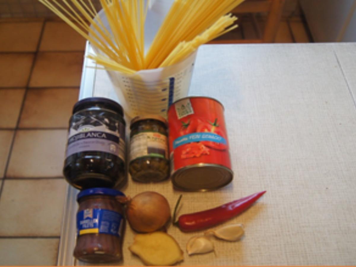 Spaghetti Puttanesca - Rezept - Bild Nr. 3