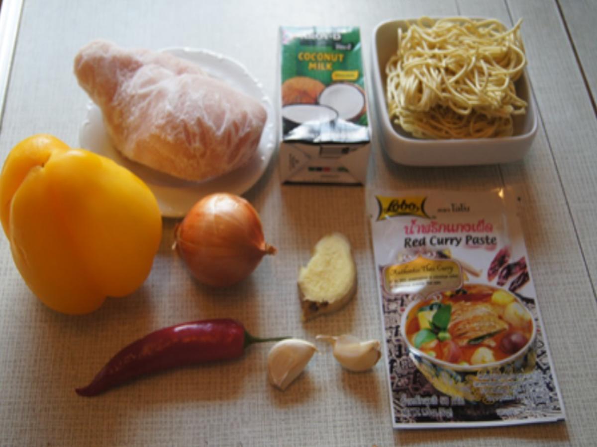 Rotes Thai-Curry mit Mie-Nudeln - Rezept - Bild Nr. 4