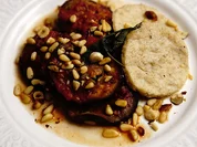 Mandel-Gnocchi und geschmorte Auberginen à la Ida - Rezept - Bild Nr. 2
