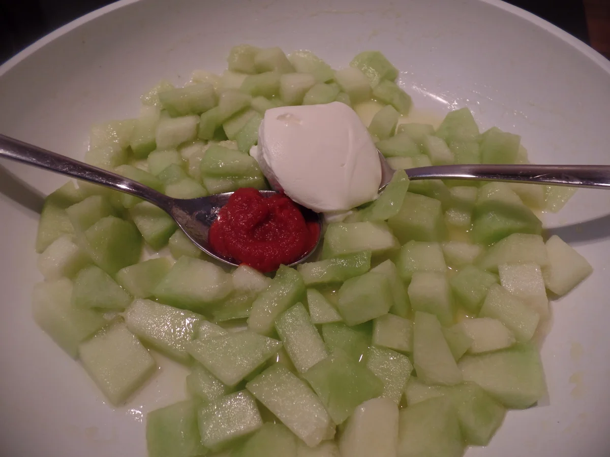 Rezept: Penne mit Melone und Parmaschinken Bild Nr. 11026 Penne mit Melone und Parmaschinken - Rezept - Bild Nr. 11026