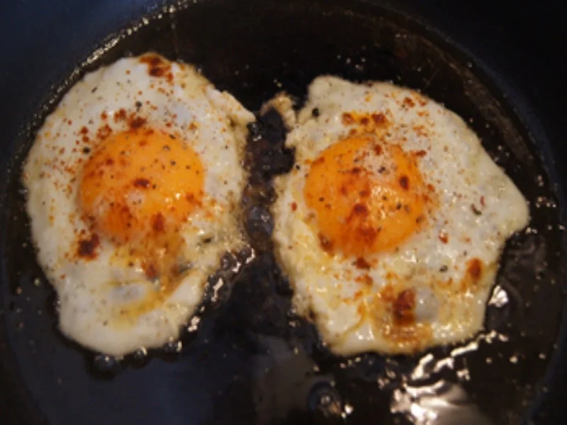 Asia-Hackfleisch mit Spiegelei und gelber Basmatireis - Rezept - Bild Nr. 14