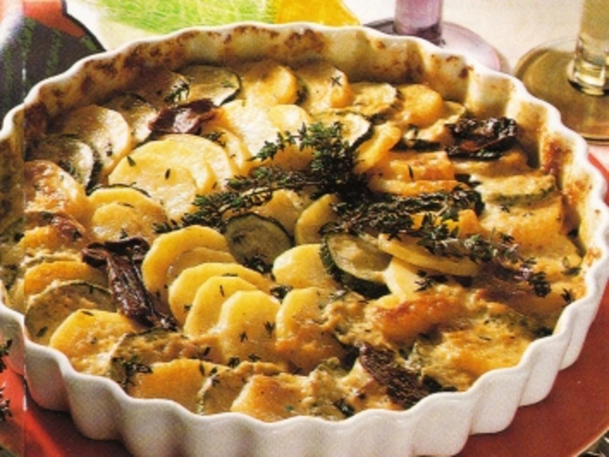 Kartoffel Gratin mit Steinpilz Sahne - Rezept - kochbar.de