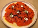 Rezept: Tomato Carpaccio, Challah Bread Bild Nr. 2 Tomato Carpaccio, Challah Bread - Rezept - Bild Nr. 2