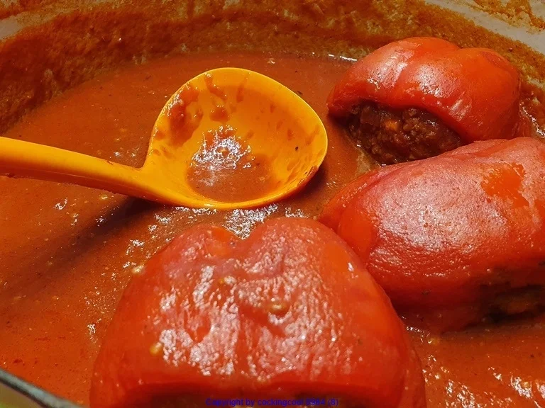 Gefüllte Paprikaschoten mediterrane/asiatische Variante - Rezept - Bild Nr. 11