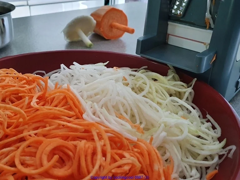 Zoodels = Heute als Beilage = Rezeptbau NR. 16 - Rezept - Bild Nr. 5